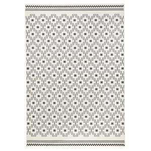 Černobílý koberec Zala Living Cubic, 200 x 290 cm