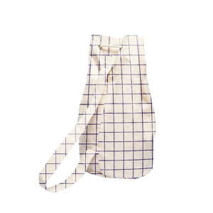 Jednoduchý látkový vak Linen Couture Simple Squares, 43 x 43 cm