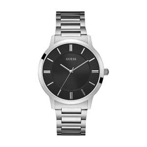Pánské hodinky s páskem z nerezové oceli ve stříbrné barvě Guess W0990G1