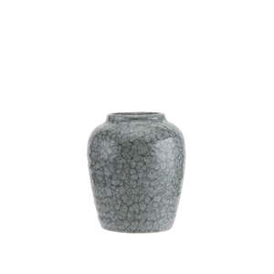 Šedá vzorovaná váza A Simple Mess Alia, ⌀ 9,2 cm