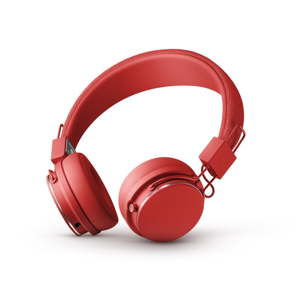Červená bezdrátová Bluetooth sluchátka s mikrofonem Urbanears PLATTAN II BT Tomato