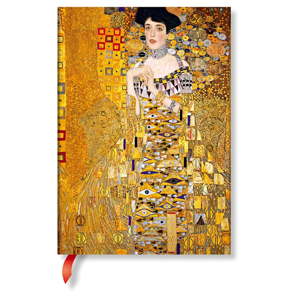 Linkovaný zápisník s tvrdou vazbou Paperblanks Klimt´s Portrait of Adele, 13 x 18 cm