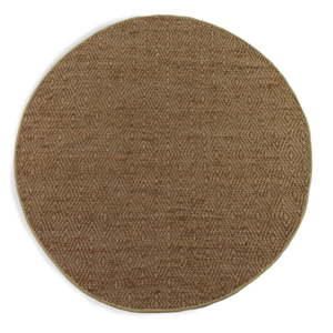 Hnědý koberec Geese Maine, Ø 120 cm
