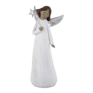Dekorativní anděl s hvězdou Ego Dekor Helga, výška 20 cm