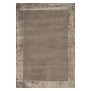 Hnědý ručně tkaný koberec s příměsí vlny 80x150 cm Ascot – Asiatic Carpets