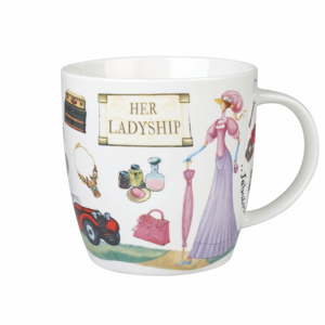 Hrnek z kostního porcelánu Churchill At Your Leisure Her Ladyship, 400 ml