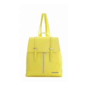 Žlutý kožený batoh Sofia Cardoni Angelica