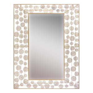 Nástěnné zrcadlo ve zlaté barvě Mauro Ferretti Dish Glam, 85 x 110 cm