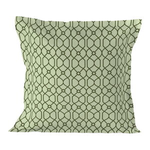 Zelený bavlněný dekorativní povlak na polštář Happy Friday Basic Herbal, 60 x 60 cm