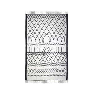 Černobílý bavlněný koberec HSM collection Colorful Living Garrio, 70 x 120 cm