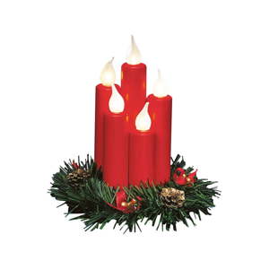 Červená světelná dekorace s vánočním motivem Hanna – Markslöjd