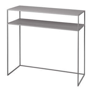 Světle šedý kovový konzolový stolek 800x85 cm Fera – Blomus