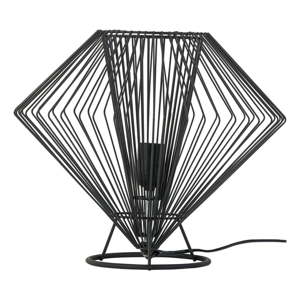 Černá stolní lampa Vox Cesto, ⌀ 37 cm