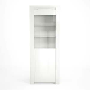 Bílá vitrína Artemob Orlando, 68 x 180 cm