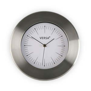 Nástěnné hodiny s bílým ciferníkem Versa Alumo, ⌀ 30,5 cm