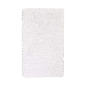 Bílá koupelnová předložka z organické bavlny Aquanova Mezzo, 60 x 100 cm