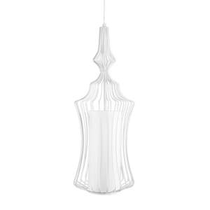 Bílé stropní svítidlo Mauro Ferretti Da Soffito Bianco, 22 x 60 cm