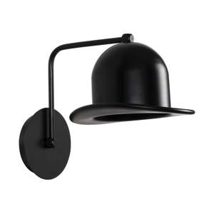 Černé nástěnné svítidlo Mini Hat Wall Lamp Rastoro