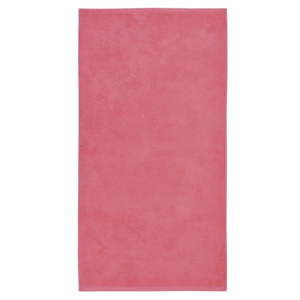 Růžový ručník z egyptské bavlny Aquanova London, 55 x 100 cm