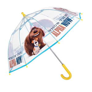 Dětský transparentní holový deštník pro děti Ambiance Birdcage Alpha, ⌀ 64 cm