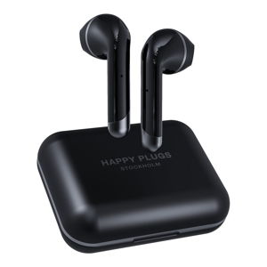 Černá bezdrátová sluchátka Happy Plugs Air 1 Plus