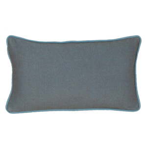 Modro-hnědý oboustranný polštář Kate Louise Simla, 33 x 57 cm