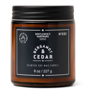 Vonná sojová svíčka doba hoření 48 h Bergamot & Cedar – Gentlemen's Hardware