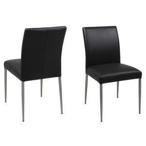 Černá jídelní židle Actona Sala