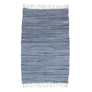 Modrý vzorovaný koberec A Simple Mess Mille, 90 x 60 cm