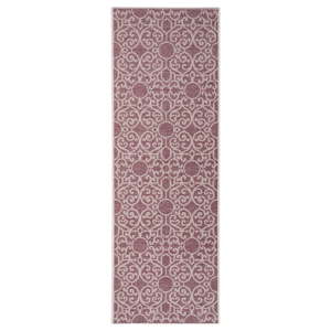 Fialovo-béžový venkovní koberec NORTHRUGS Nebo, 70 x 200 cm