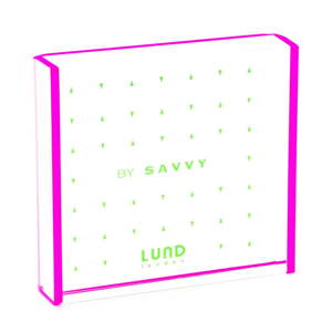 Rámeček na fotografie s růžovými hranami Lund London Flash Tidy, 8,3 x 7,7 cm