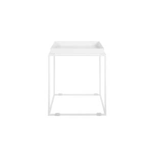Bílý kovový odkládací stolek Monobeli Jane