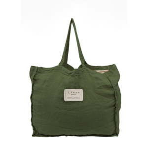 Látková taška Really Nice Things Green Moss, šířka 50 cm