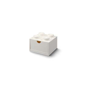 Bílý stolní box se zásuvkou LEGO® Single