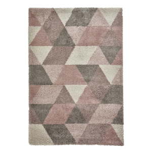 Krémovo-růžový koberec Think Rugs Royal Nomadic, 120 x 170 cm
