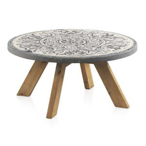 Konferenční stolek Geese Concrete, ⌀ 78 cm