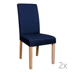 Sada 2 modrých židlí House Nordic Mora