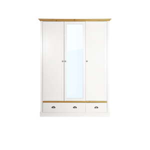 Krémově bílá šatní skříň Steens Sandringham, 192 x 148 cm