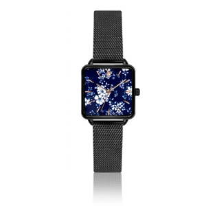 Dámské hodinky s páskem z nerezové oceli v černé barvě Emily Westwood Yoko