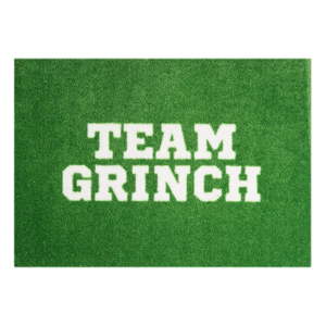 Zelená rohožka Mint Rugs StateMat Team Grinch, 50 x 75 cm