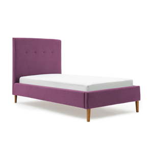 Dětská fialová postel PumPim Noa, 200 x 90 cm
