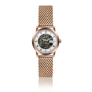 Dámské hodinky s růžovozlatým páskem z nerezové oceli Walter Bach Kartio