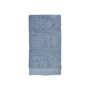 Modrý ručník ze 100% bavlny Zone Classic Blue Fog, 50 x 100 cm