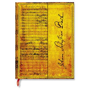 Nelinkovaný zápisník s tvrdou vazbou Paperblanks Bach, 18 x 23 cm