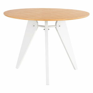 Bílý jídelní stůl sømcasa Renna, ⌀ 120 cm