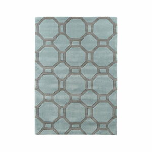 Modro-šedý koberec Think Rugs Tile, 120 x 170 cm