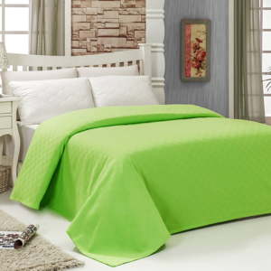 Přehoz přes postel Pique Green, 200 x 240 cm