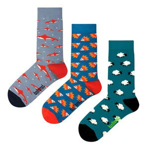Set 3 párů ponožek Ballonet Socks Novelty Animal v dárkovém balení, velikost 36 - 40