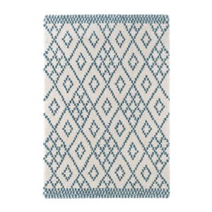 Modrý koberec Mint Rugs Ornament, 80 x 150 cm
