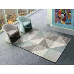 Modrošedý koberec Universal Retudo Naia, 80 x 150 cm